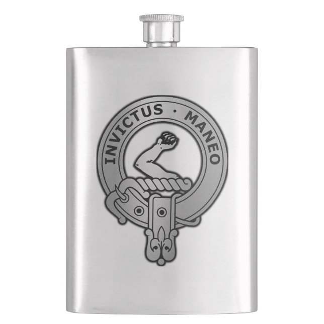 Clan Armstrong Crest  Flask (Front)