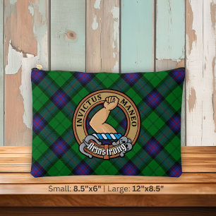 Clan Armstrong Crest over Tartan Accessory Pouch