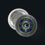 Clan Armstrong Crest & Tartan Knot 3 Cm Round Badge<br><div class="desc">Clan Armstrong Crest & Tartan Knot</div>