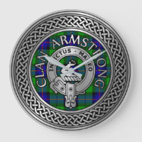 Clan Armstrong Crest & Tartan Knot