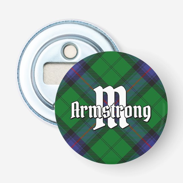 Clan Armstrong Tartan Bottle Opener (Front)