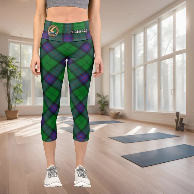 Clan Armstrong Tartan Capri Leggings (Creator Uploaded)
