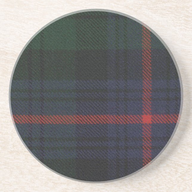 Clan Armstrong Tartan Coaster (Front)