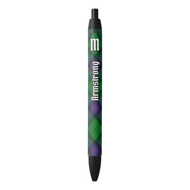 Clan Armstrong Tartan Ink Pen (Front Vertical)