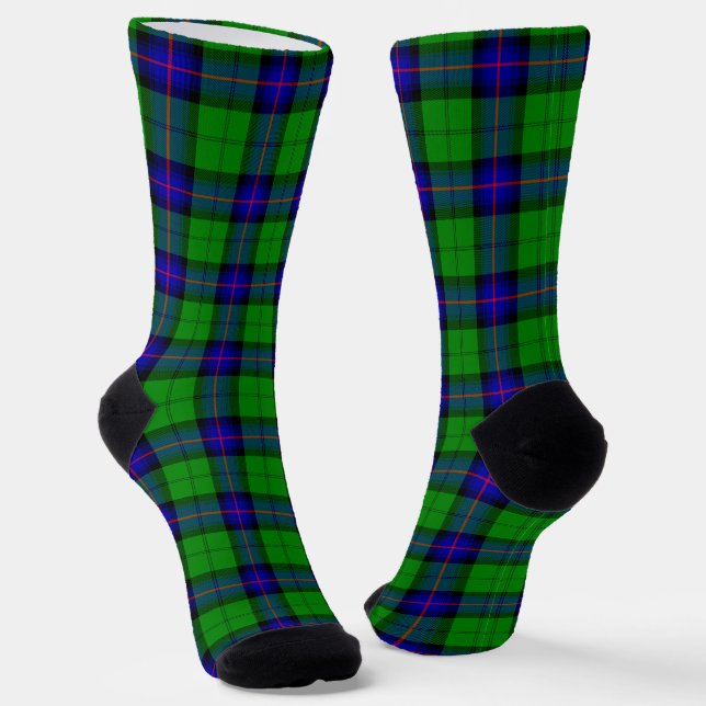 Clan Armstrong Tartan  Socks (Angled)