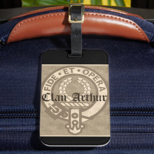Clan Arthur Antique Luggage Tag