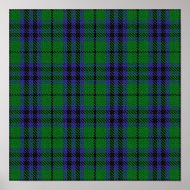 Clan Austin Tartan - Digital Download Poster (Front)
