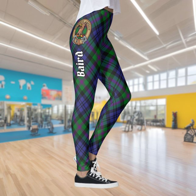 Clan Baird Crest over Tartan Leggings (Creator Uploaded)