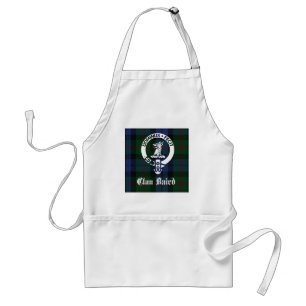Clan Baird Crest Tartan Standard Apron