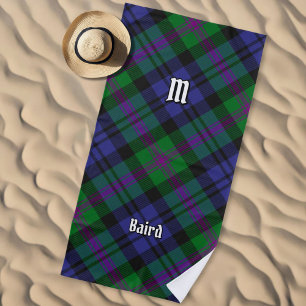 Clan Baird Tartan Beach Towel