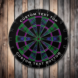 Clan Baird Tartan Dartboard