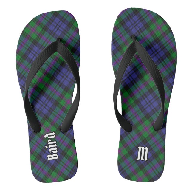 Clan Baird Tartan Flip Flops (Footbed)