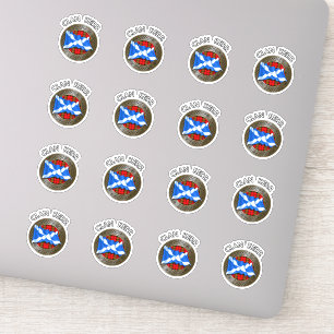 Clan Baird Tartan Knot & Flag