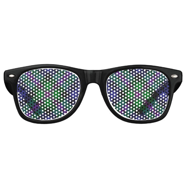 Clan Baird Tartan Retro Sunglasses (Front)