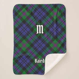 Clan Baird Tartan Sherpa Blanket
