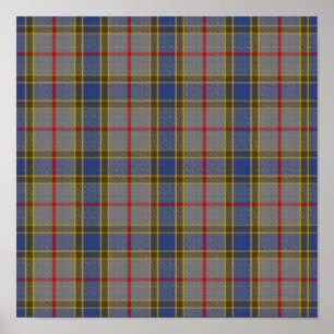 Clan Balfour Tartan - Digital Download Poster