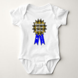 Clan Barclay #1 Award Blue Ribbon Baby Bodysuit