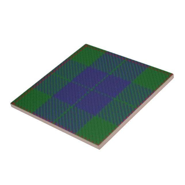 Clan Barclay Scottish Expressions Hunting Tartan Tile (Side)