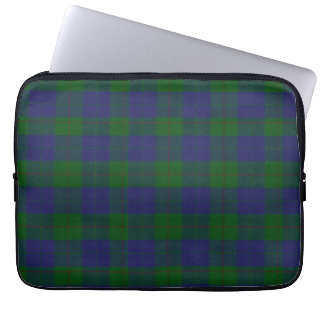 Clan Barclay Tartan Plaid Laptop Cover (Front)