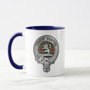 Clan Baxter Crest & Tartan Mug