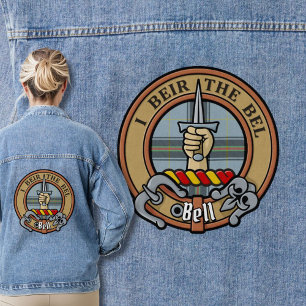 Clan Bell Crest over Tartan Denim Jacket