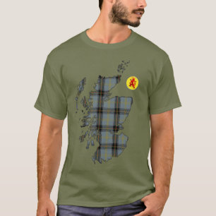 Clan Bell [EDIT] Tartan Map T-Shirt