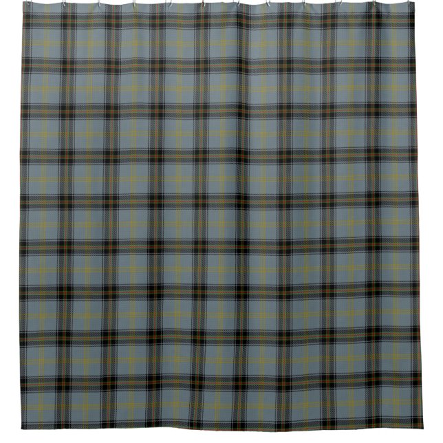 Clan Bell Scottish Heritage Tartan Shower Curtain (Front)
