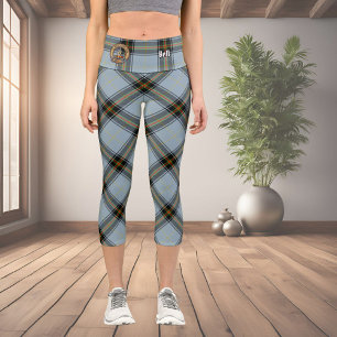 Clan Bell Tartan Capri Leggings
