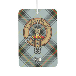 Clan Bell Tartan Car Air Freshener