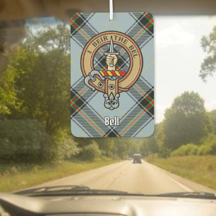 Clan Bell Tartan Car Air Freshener