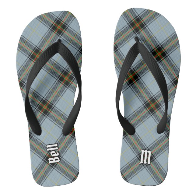Clan Bell Tartan Flip Flops (Footbed)