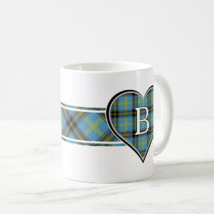 Clan Bell Tartan Heart Coffee Mug