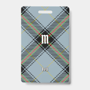 Clan Bell Tartan ID Badge