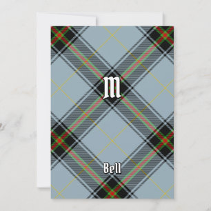 Clan Bell Tartan Invitation