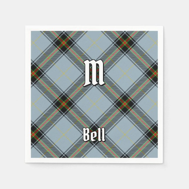 Clan Bell Tartan Napkin (Front)