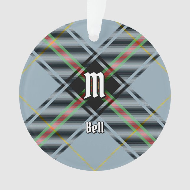 Clan Bell Tartan Ornament (Front)