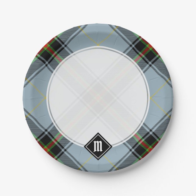 Clan Bell Tartan Paper Plate (Front)