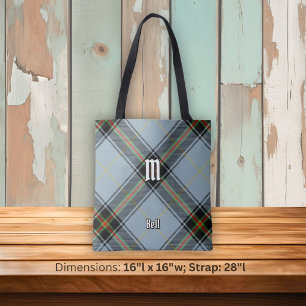 Clan Bell Tartan Tote Bag