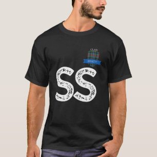 Clan Bissett S and letter S Family Matching T-Shirt