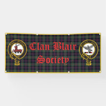 Clan Blair Banner Tartan Background