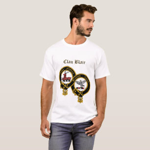 Clan Blair Crest with Title T-Shirt