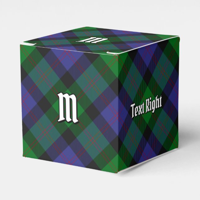 Clan Blair Tartan Favour Box (Front Side)