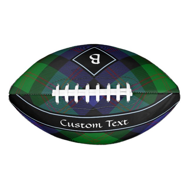 Clan Blair Tartan Football American Football (Front)