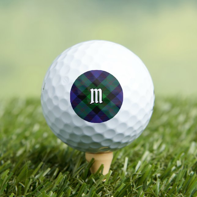 Clan Blair Tartan Golf Balls (Insitu Tee)