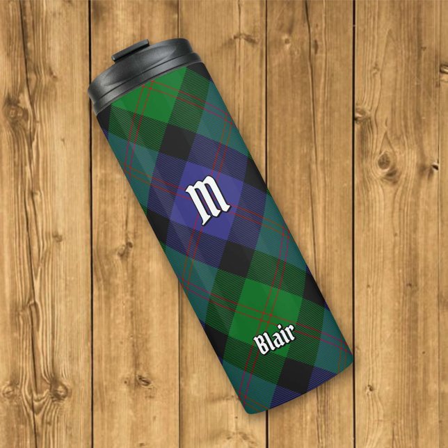 Clan Blair Tartan Thermal Tumbler (Creator Uploaded)