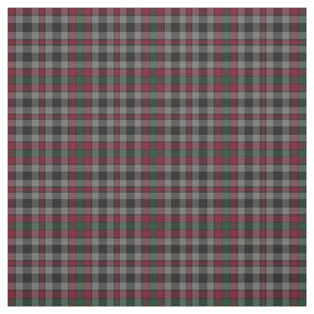 Clan Borthwick Scottish Tartan Plaid Fabric (Swatch)