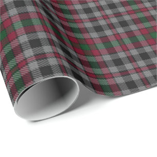 Clan Borthwick Scottish Tartan Wrapping Paper
