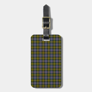 Clan Bowie Tartan Luggage Tag