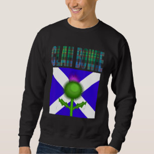 Clan Bowie Tartan Scottish Family Name Scotland Pr Sweatshirt