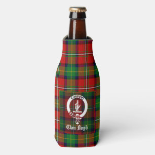 Clan Boyd Crest Badge & Tartan Bottle Cooler